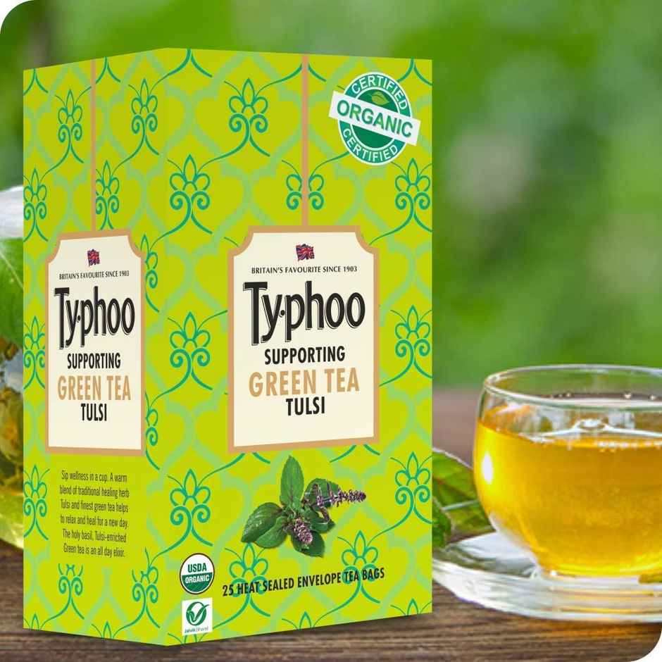 Typhoo Basil Organic Green Tea