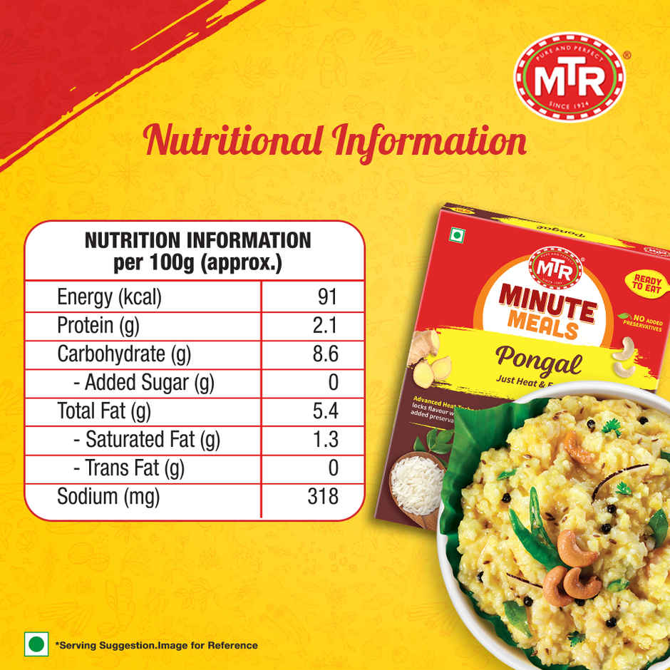 MTR Ready To Eat Pongal 