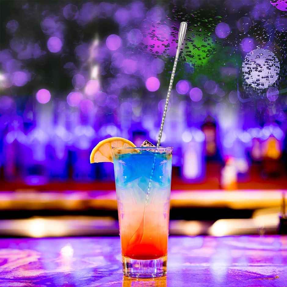 Stainless Steel Teardrop Twisted Bar Spoon - 12 Inches