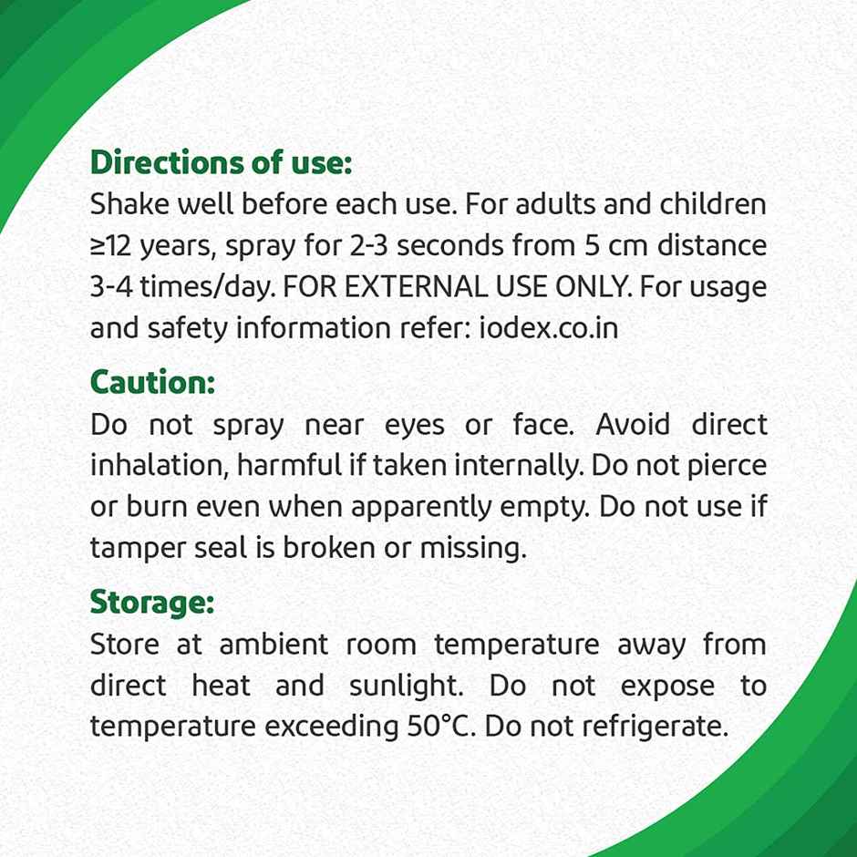 Iodex Rapid Action Pain Relief Spray