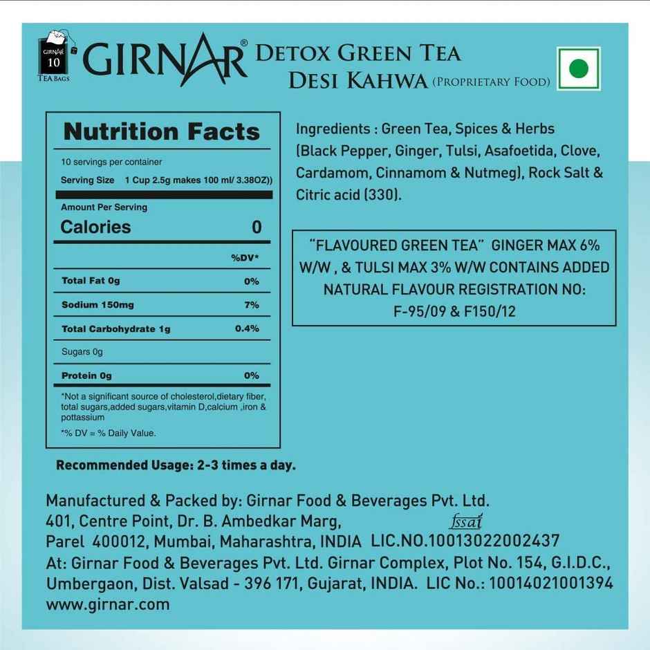 Girnar Desi Kahwa Detox Green Tea