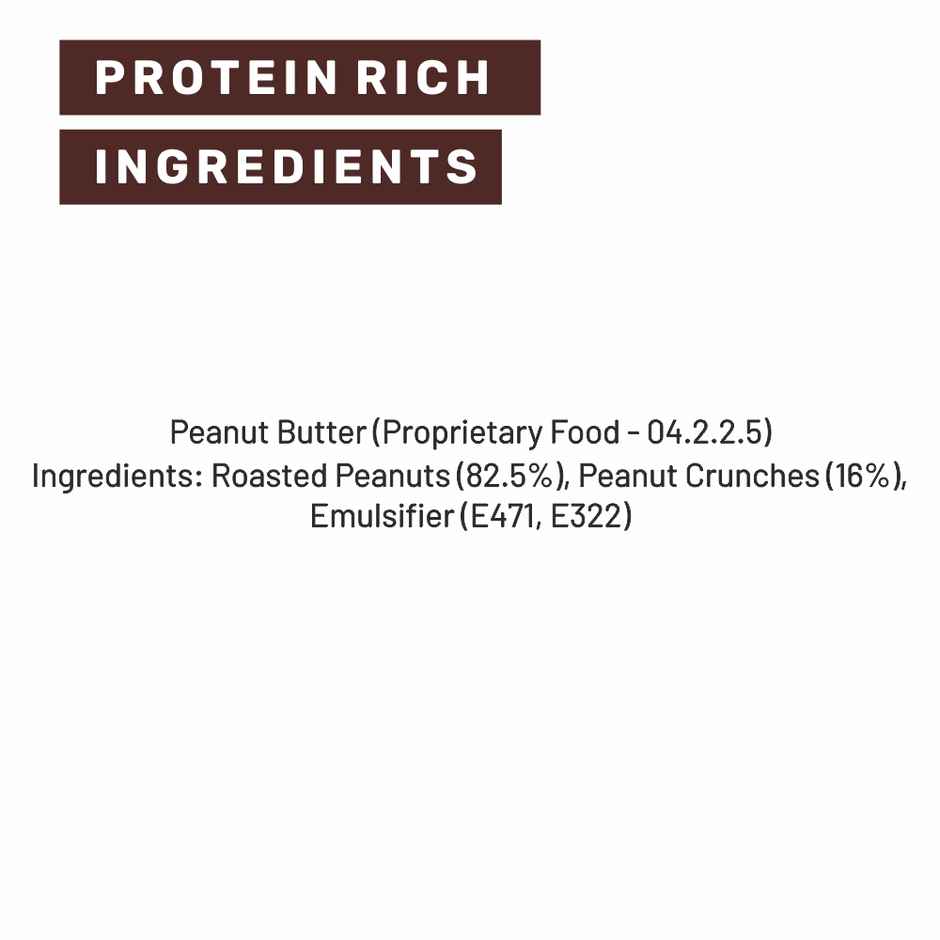 Ritebite Max Protein Unsweetened Classic Crunchy Peanut Butter Spread