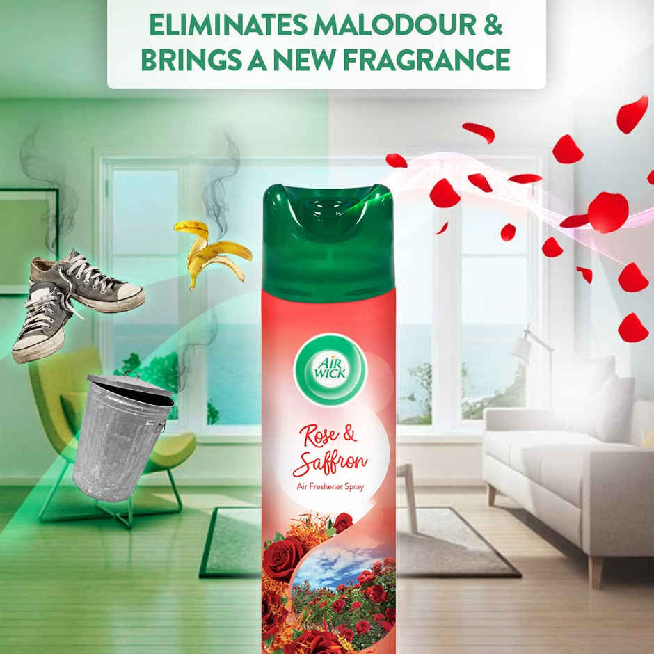 Air Wick Rose & Saffron Room Air Freshener Spray Aerosol
