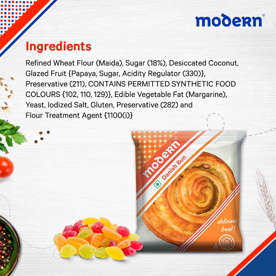 Modern Danish Bun Combo