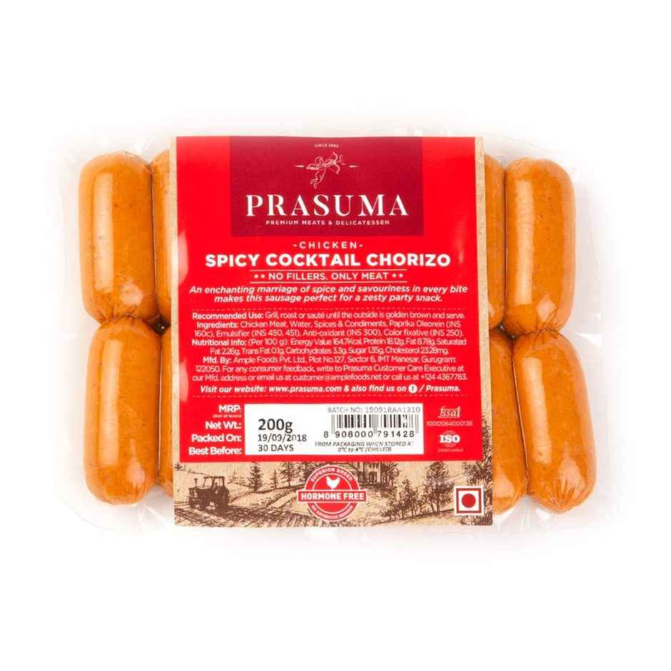 Prasuma Spicy Cocktail Chorizo