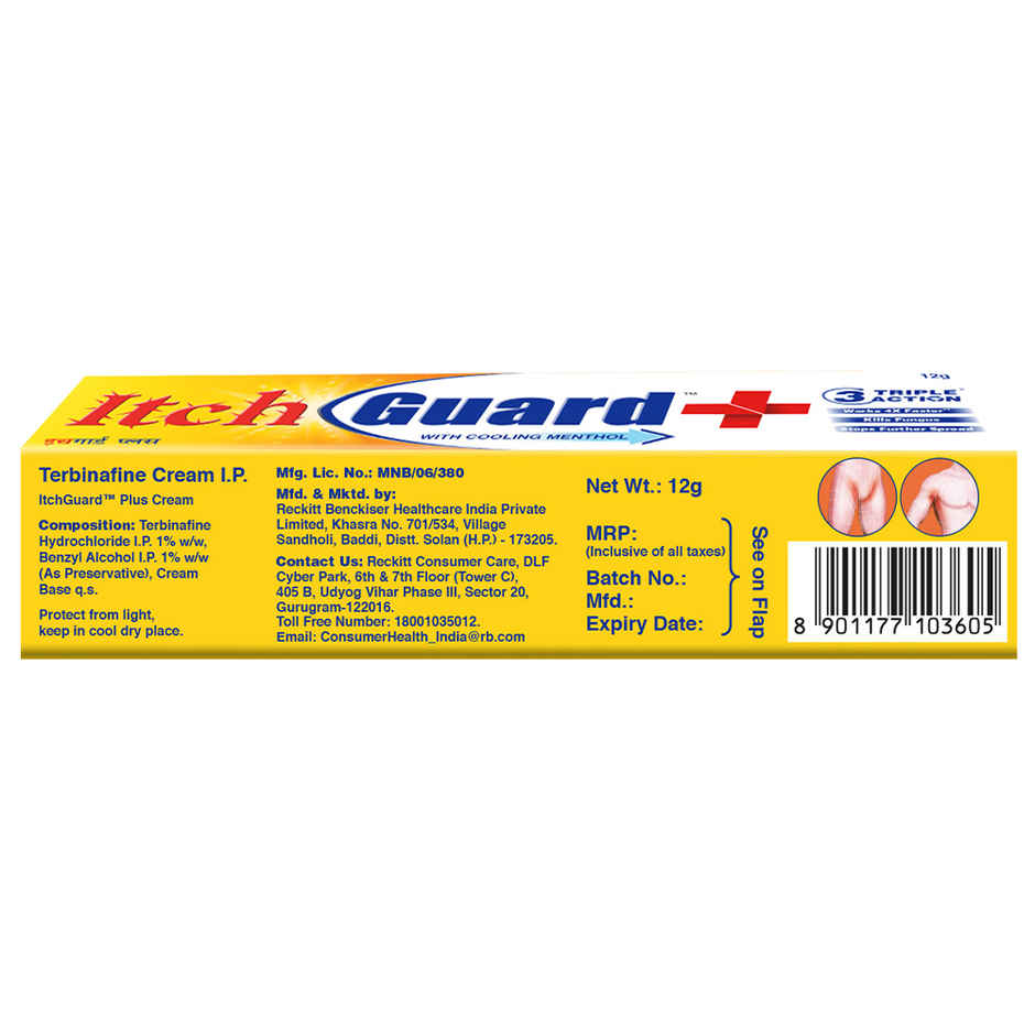 Itch Guard, Anti-itch Medicated Cream, Fast Action And Cooling Relief