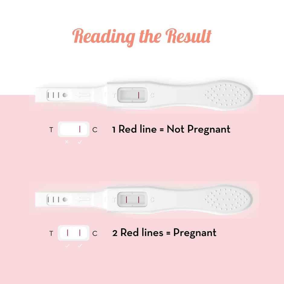 Plush Preg-Oh! Midstream Pregnancy Test Kit Rapid One Step Home Test 99% Accuracy Combo