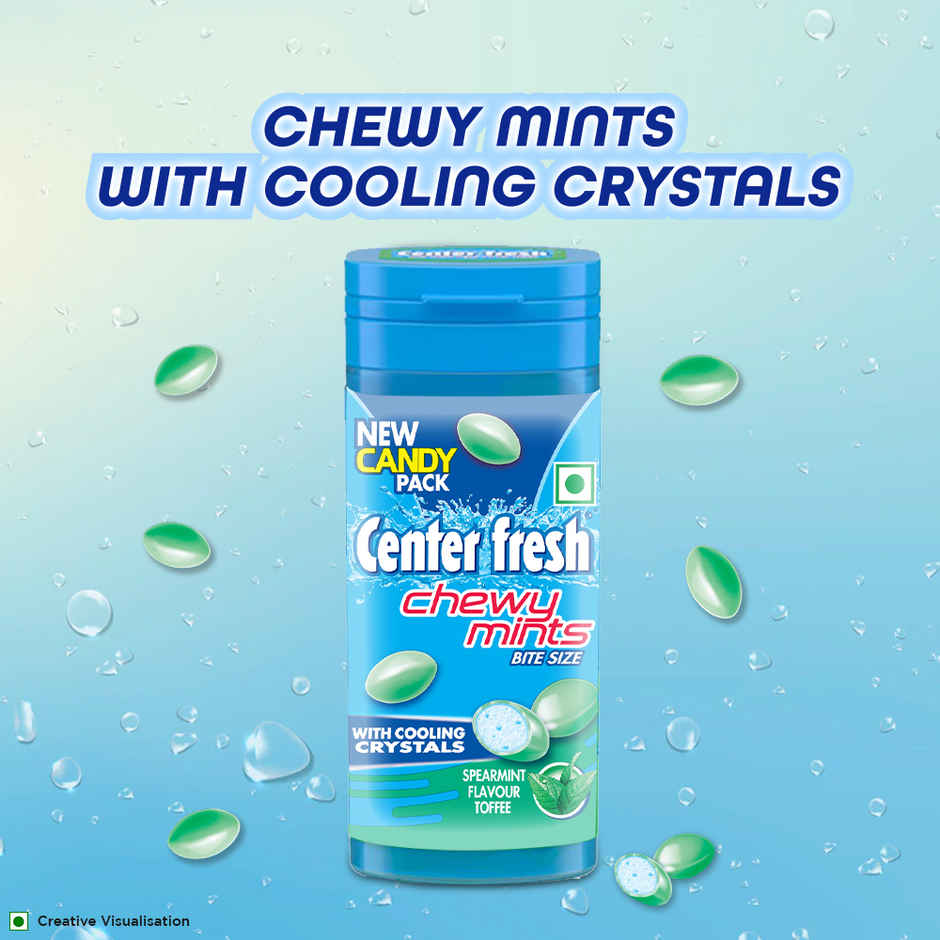 Center Fresh Mint, Chewy Mints, Spearmint Flavour Candy Pouch - Buy at ...
