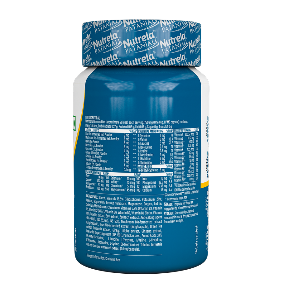 Patanjali Nutrela Daily Active Capsules