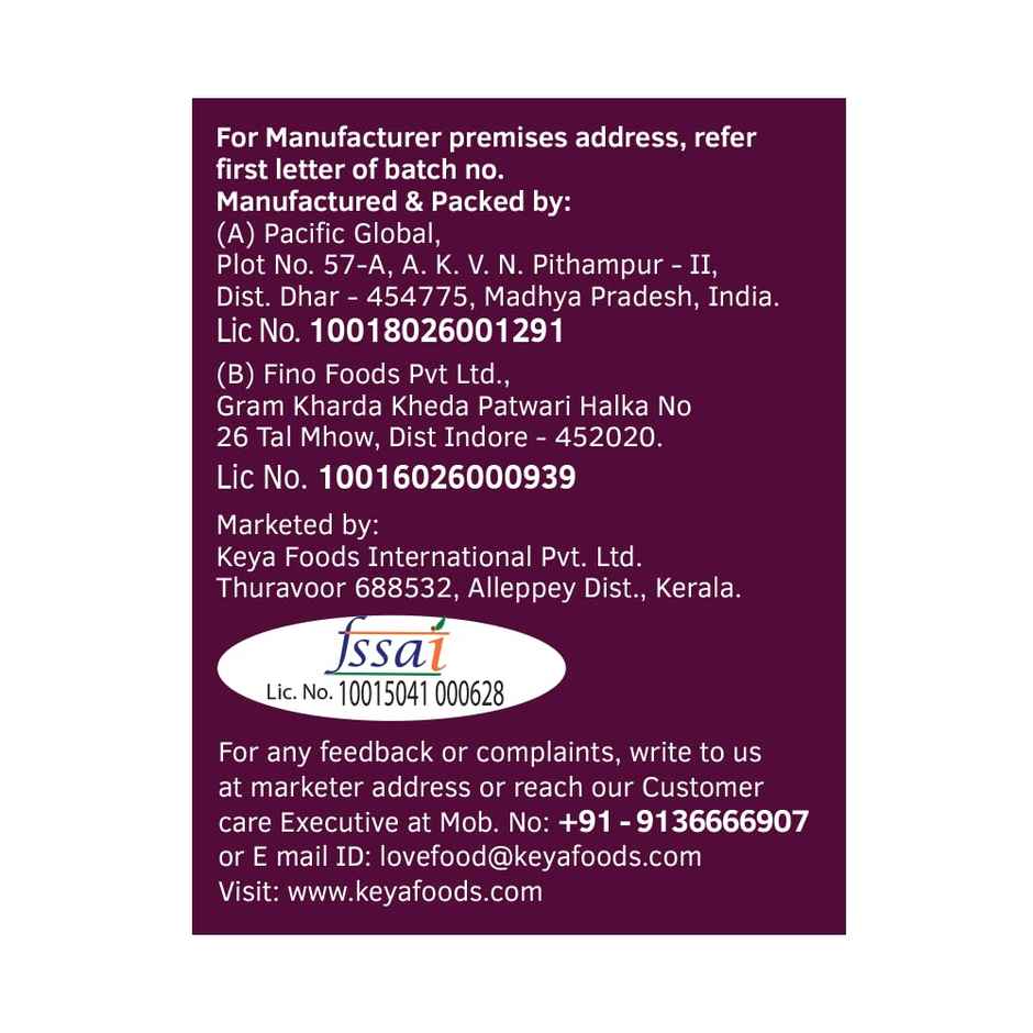 Keya 100% Durum Wheat Fusilli Pasta