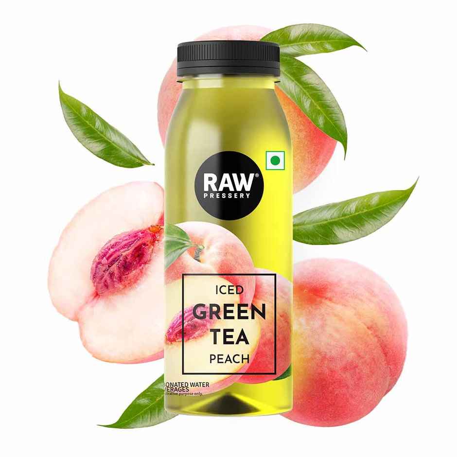 Raw Pressery Peach Green Iced Tea