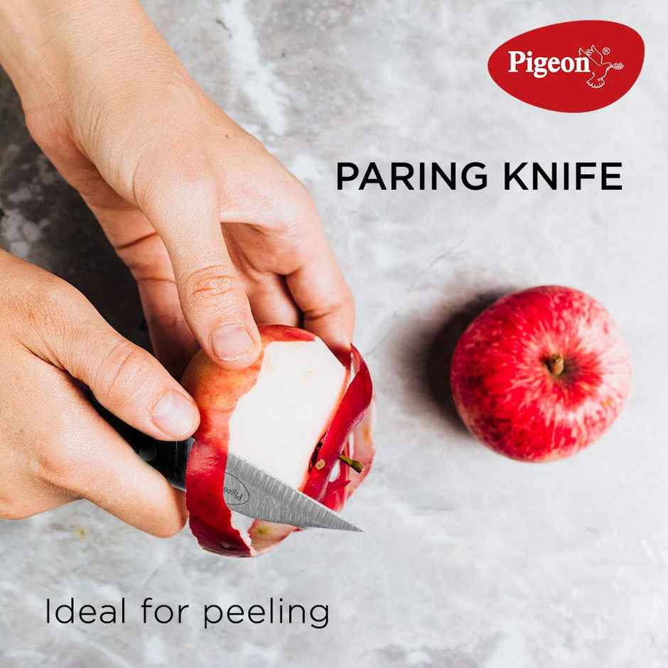 Pigeon Wooden Block Kitchen Knife - 6 pc
