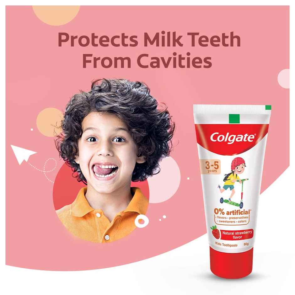 Colgate Toothpaste For Kids (3-5 Years) Natural Strawberry