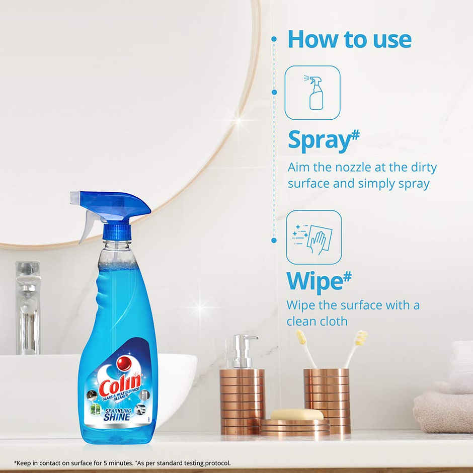 Colin Glass Cleaner & Surface Cleaner Liquid Spray