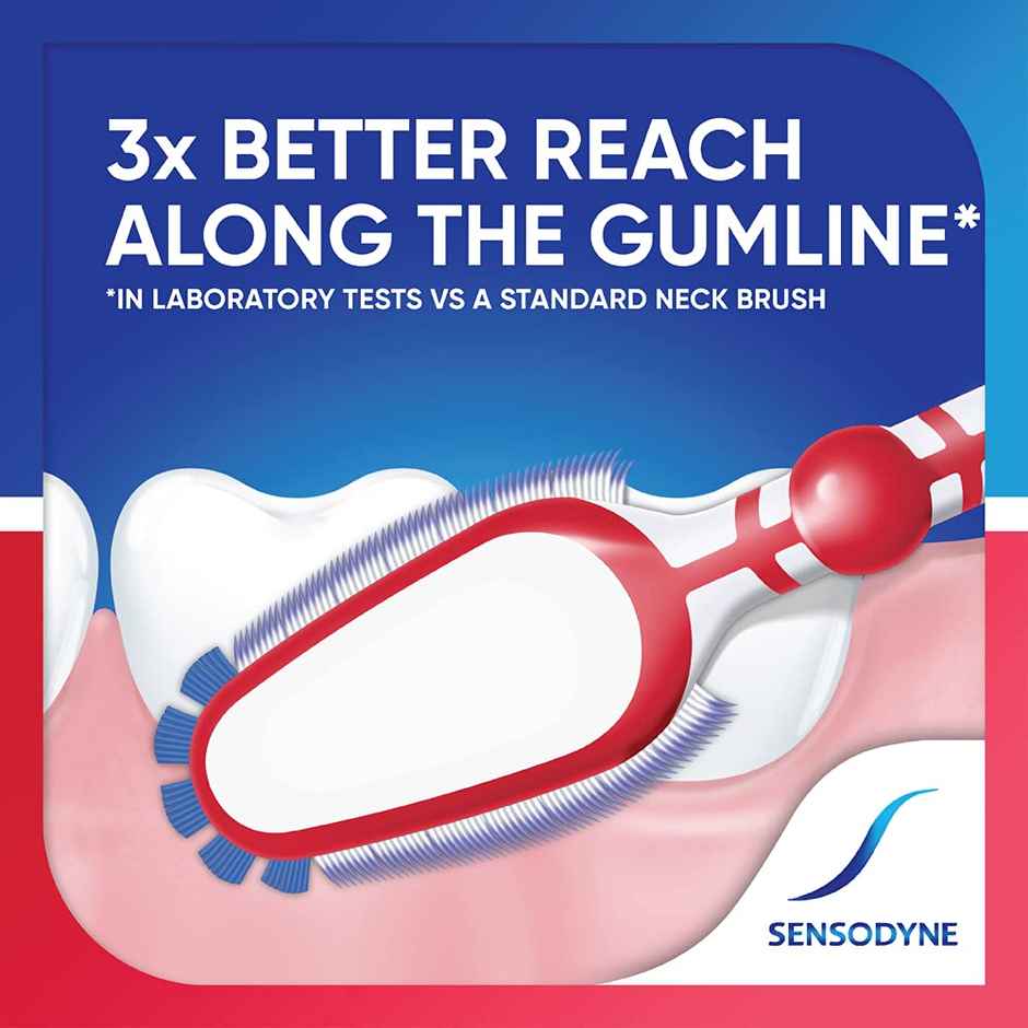 Sensodyne Toothbrush Sensitivity Gum Tooth Brush With Soft Bristles Flexible (Buy 2 Get 1 free)