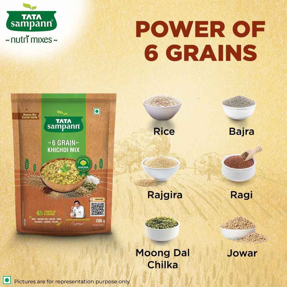 Tata Sampann 6 Grain Khichdi Mix