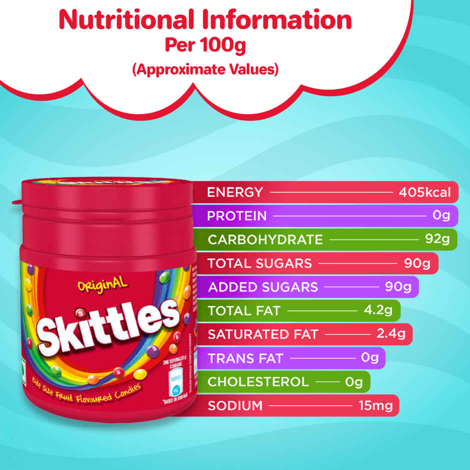 Skittles Original Chewy Fruit Flavoured Candies