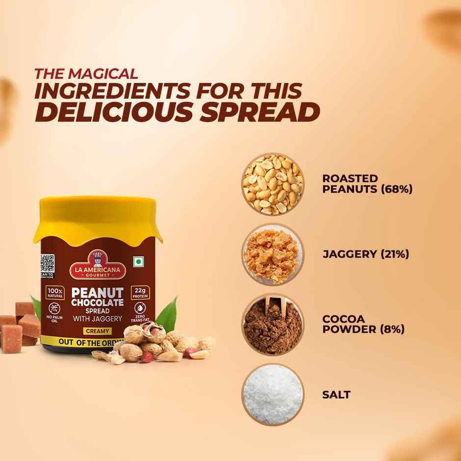 LA Americana Creamy Chocolate Spread with Jaggery