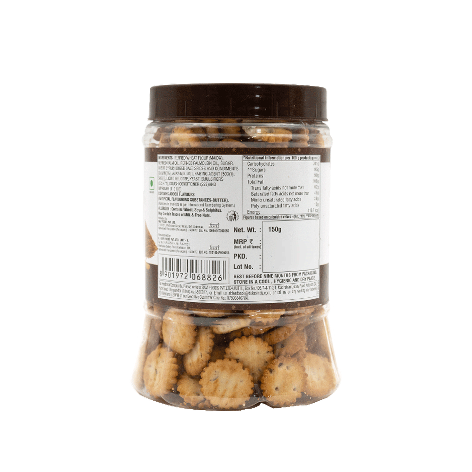 Dukes Nibbles - Jeera Crackers