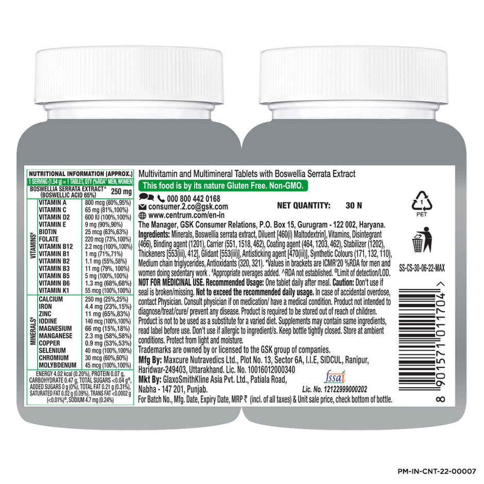 Centrum Adults 50+ Multivitamin Tablet