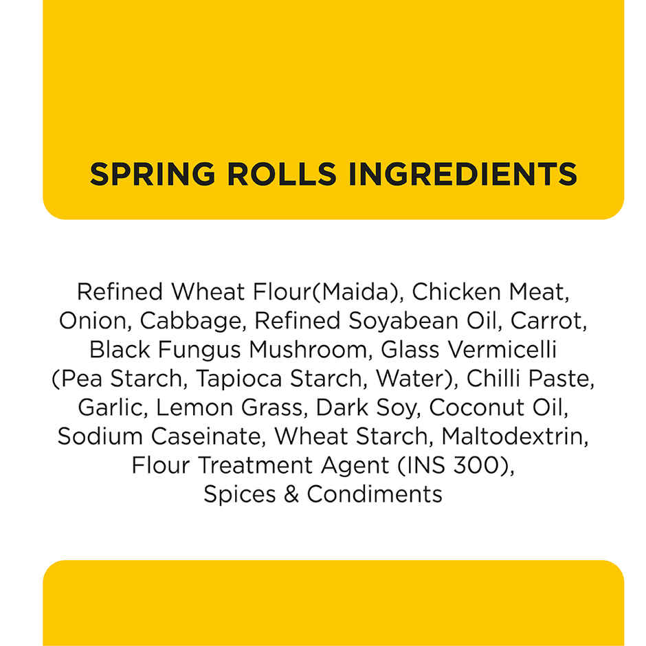 Prasuma Spring Rolls Chicken Frozen