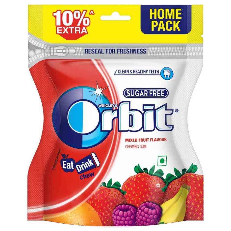 Wrigley's Orbit Mixed Fruit Sugar Free Chewing Gum