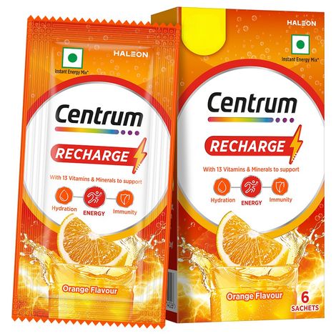 Centrum Recharge Multivitamin Powder Energy Drink Mix