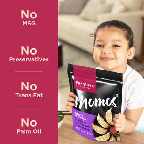 Prasuma Cheesy Spicy Veg Momos