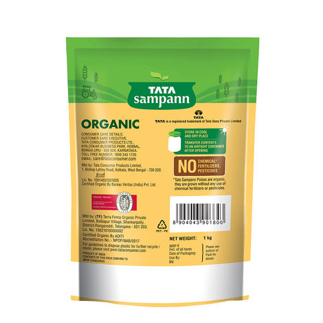 Tata Sampann Organic Unpolished Chana Dal