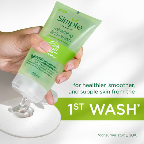 Simple Kind To Skin Refreshing Facial Wash