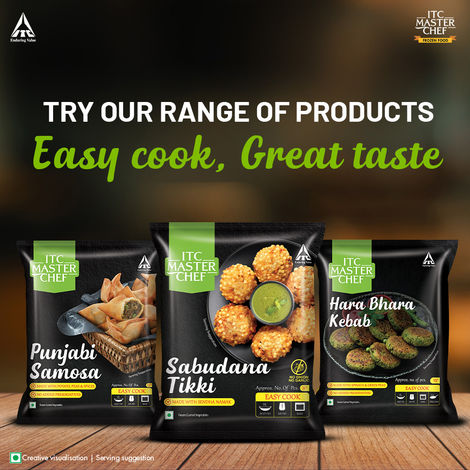 ITC Master Chef Sabudana Tikki | No Onion | No Garlic | 8 pieces