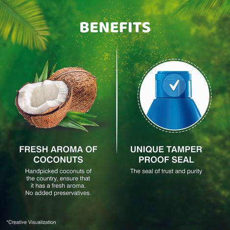 Bajaj 100% Pure Coconut Oil | Made with Premium Grade 1 Quality Coconuts