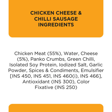 Prasuma Chicken Cheese & Chilli Sausage