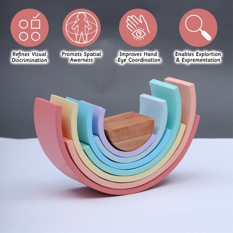 Ariro Toys Rainbow Stacker- Small