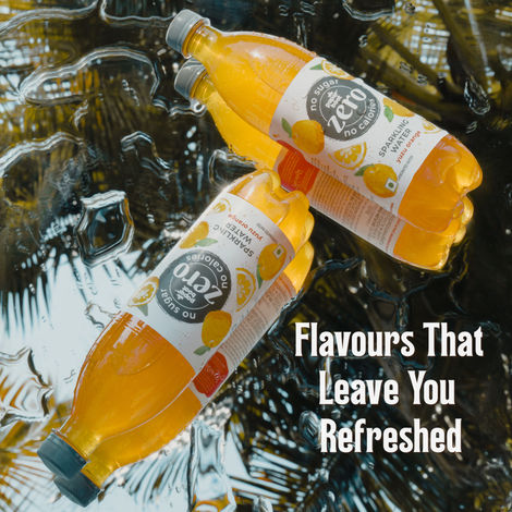 Paper Boat Zero Sugar Yuzu Orange Sparkling Water | Sugar Free Cold Drink