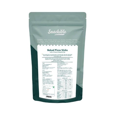 Snackible Baked Pizza Sticks with a Cheesy Jalapeno Dip | No Maida