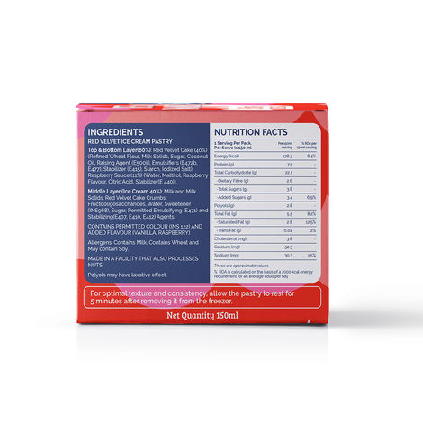 Get- A-Way Red Velvet Ice Cream Pastry