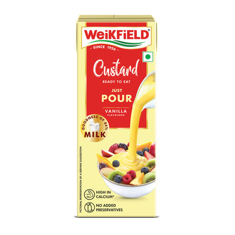 Weikfield Custard Ready To Eat - Vanilla