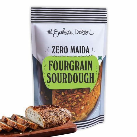 The Baker's Dozen Fourgrain Sourdough Zero Maida Gut Friendly