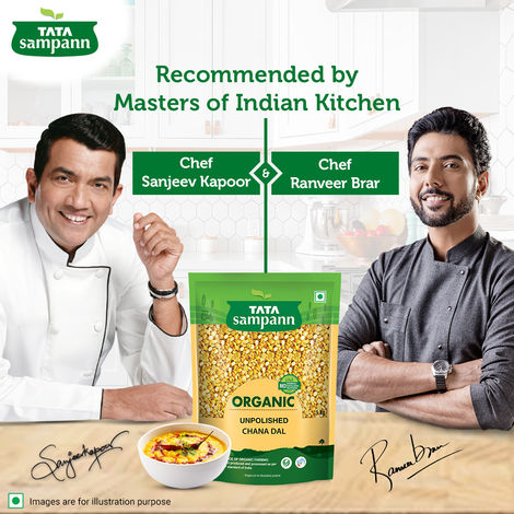 Tata Sampann Organic Unpolished Chana Dal