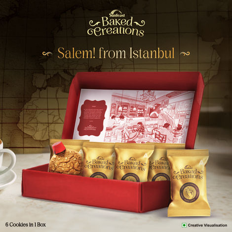 Sunfeast Baked Creations Oats & Hazelnut Cookies