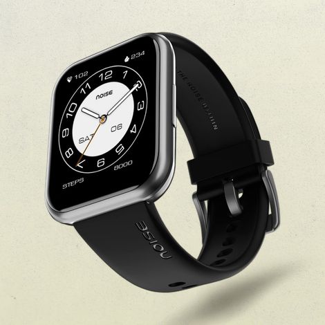 Noise ColorFit Ultra Buzz Smartwatch with Bluetooth Calling | 1.75" HD Display | 100+ Sports Mode - Charcoal Black