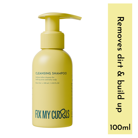 Fix My Curls Cleansing Shampoo| Anti-Dandruff With Apple Cider Vinegar & Tea Tree Oil