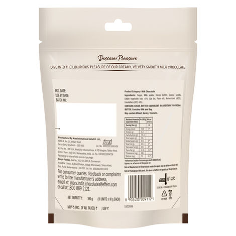 Galaxy Smooth Milk Minis Chocolate Pack with Goodness of Milk & Cocoa