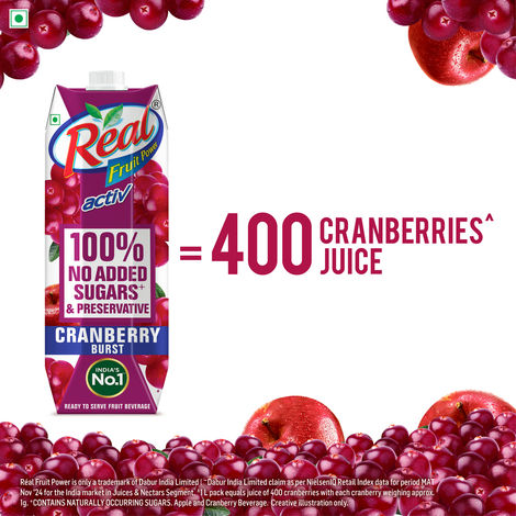 Dabur Real Cranberry Fruit Juice