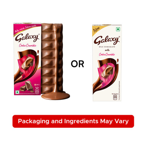 Galaxy Cookie Crumble Chocolate Bar for Gifting