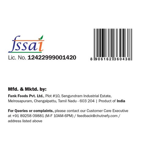 Chutnefy Tomato Chutney - Value Pack | Serves 5-6 People - 0% Additives-Colours-Preservatives