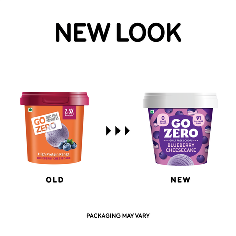 Go Zero Blueberry Cheesecake Low Calorie Guilt Free Ice Cream Cup