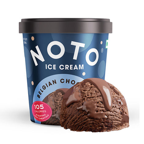 NOTO Belgian Chocolate Low Calorie Ice Cream Cup