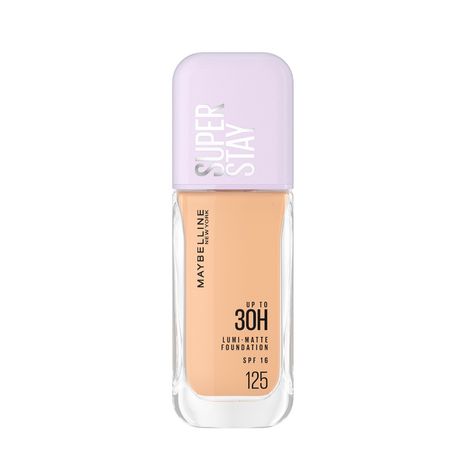 Maybelline New York Super Stay Lumi Matte Liquid Foundation, 125
